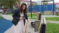 Глава района проинспектировала новый сквер возле детского сада «Сказка»