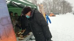 Юные патриоты провели акцию «Блокадный хлеб»