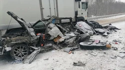 В районе Успенского автомобиль разорвало на части