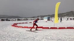 В Троицком провели соревнования по лыжному спринту