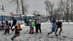 Для ребят из «Алого паруса» провели мастер-класс по футболу