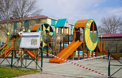 Новый игровой комплекс у районного ДК почти готов