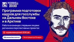 Стартовал отбор на V поток программы подготовки кадров «Муравьев-Амурский 2030»