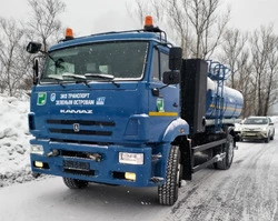 Новая автоцистерна на базе автомобиля КАМАЗ пополнила автопарк АКоСа