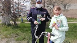 Анивские госавтоинспекторы провели акцию для юных велосипедистов