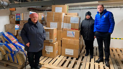 Из Анивы в Курскую область отправили внушительную партию груза