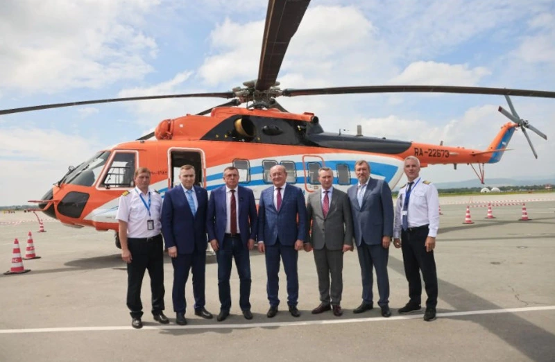 «Газпром» на Сахалине ввёл в эксплуатацию первые российские офшорные вертолёты