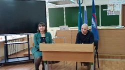 Фарид Якупов рассказал школьникам, как воюют мобилизованные островитяне