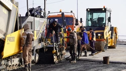 Ремонт дороги в Петропавловском близится к завершению