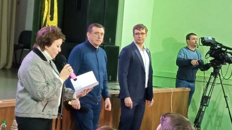 9 января в Аниве побывал Валерий Лимаренко