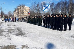 В Аниве 23 февраля провели торжественный митинг памяти