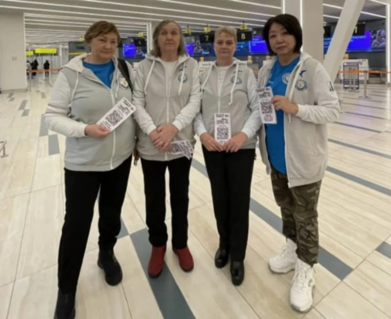 «Серебряные» волонтёры Анивского района «взяли» аэропорт Южно-Сахалинска