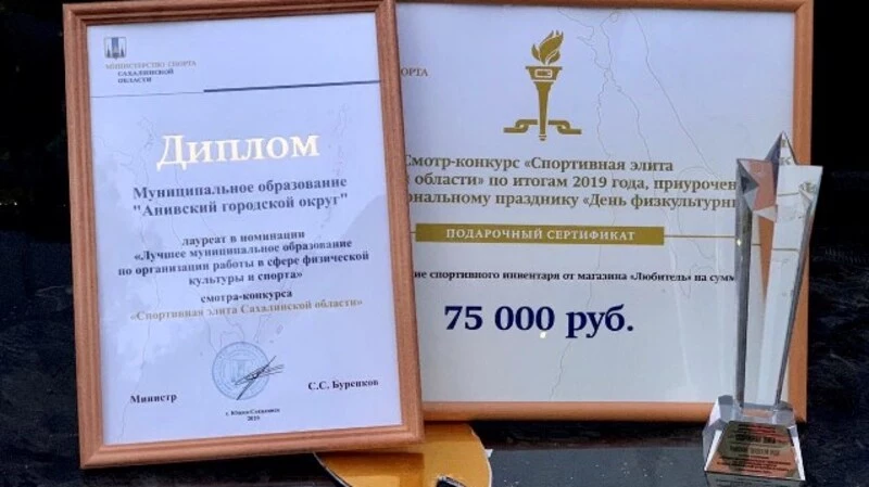 Анивский городской округ стал лауреатом