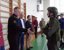 В Аниве побывал представитель Генштаба Вооруженных Сил России
