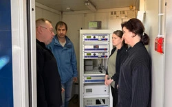 На горе Большевик установили новый стационарный пост наблюдения за качеством воздуха