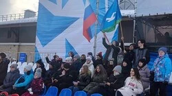 Юные анивчане поддержали паралимпийцев