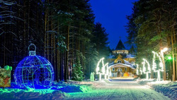 Настя Корикова и Андрей Рачков из «Звёздного» съездили в гости к Деду Морозу