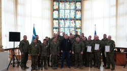 Валерий Лимаренко встретился с сахалинскими воинами в донецком Шахтёрске