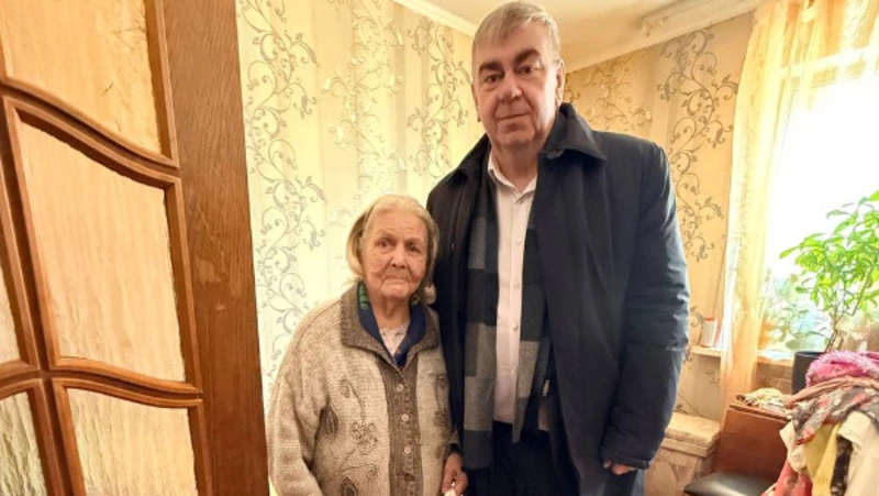 Блокадницу Валентину Викторовну Компаниец поздравили с памятной датой