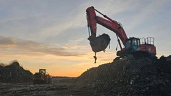 Рекультивация анивской свалки достигла экватора