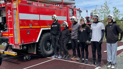В Троицком соревновались юные пожарные из школ округа