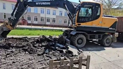 На улице Ленина в Аниве началось долгожданное благоустройство