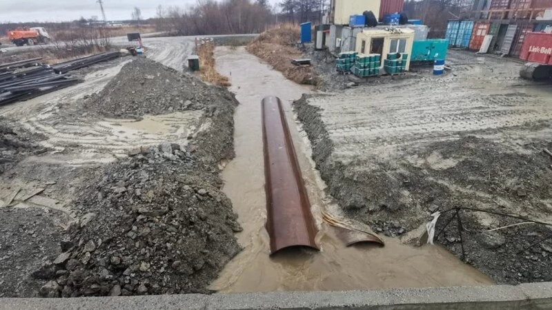 В Мицулёвке ликвидировали угрозу подтопления жилых домов