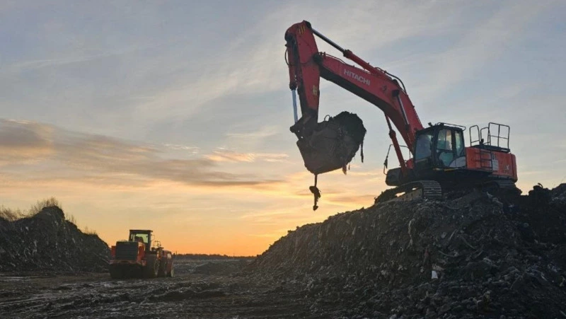 Рекультивация анивской свалки достигла экватора