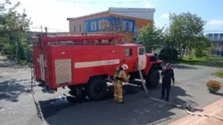 Пожарно-тактические учения прошли в школе села Таранай