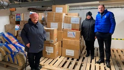 Из Анивы в Курскую область отправили внушительную партию груза