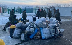 Группу сахалинских бойцов проводили в Донбасс