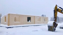 В Таранае строят дома по новой технологии