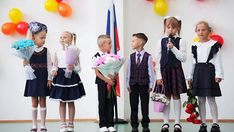 В школах района первый звонок прозвенел
