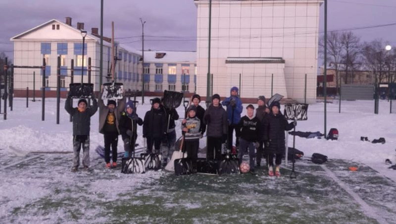 Для юных футболистов начались зимние тренировки