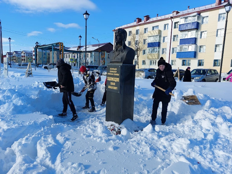 Расчистка снега в округе продолжается