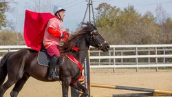 В нашем районе живут добрые богатырские кони