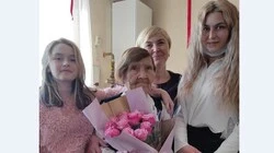 Марию Нефедьевну Савчук поздравили с большой датой