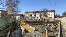 В Аниве реконструируют сквер имени полного кавалера ордена Славы