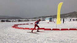 В Троицком провели соревнования по лыжному спринту