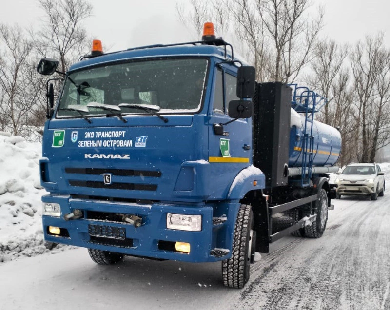 Новая автоцистерна на базе автомобиля КАМАЗ пополнила автопарк АКоСа