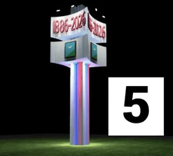 Голосование по варианту подсветки стелы к 140-летию Анивы завершено