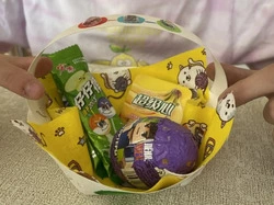 В «Алом парусе» ребят научили мастерить пасхальные корзиночки