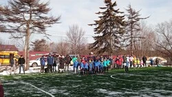 В Песчанском торжественно открыли футбольную площадку